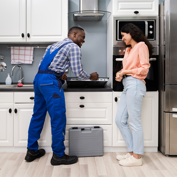 can you provide an estimate for cooktop repair before beginning any work in Elverson